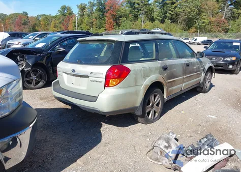 2006 Subaru Outback 2.5I z USA, uszkodzony, nr VIN 4S4BP61C467341817